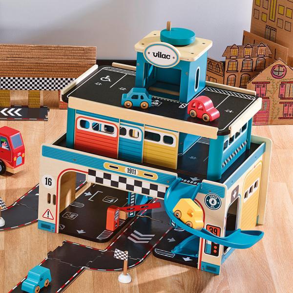 Vilac Dřevěná vintage garáž Vilacity (obrázek 3)