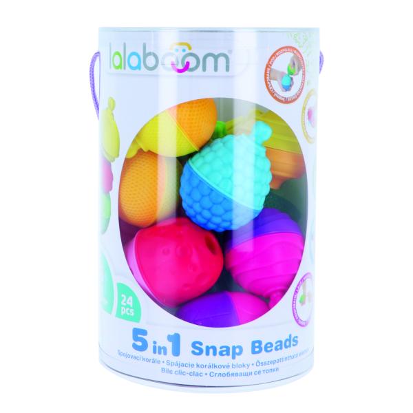 Trefl Lalaboom - Sada spojovacích korálkových bloků - 24 dílů