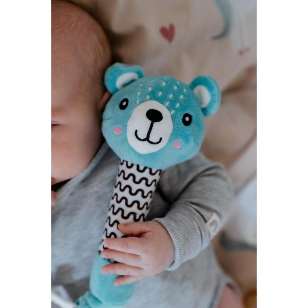 Medvídek babyted pískátko/kousátko medvěd plyš 25cm (obrázek 11)