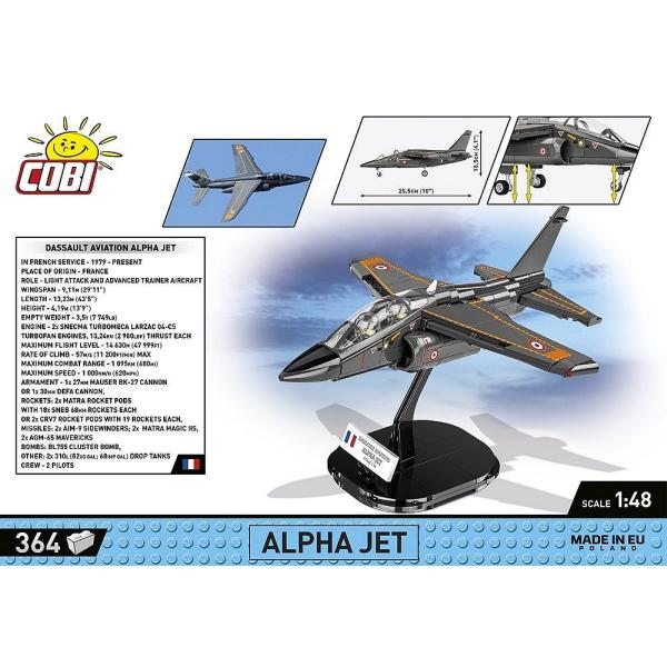 Cobi Armed Forces Alpha Jet, 1:48, 364 k
