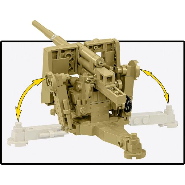 Cobi Protiletadlové dělo 8.8 cm Flak 18 (DAK), 1:35 (obrázek 7)