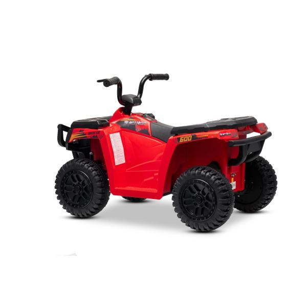 Licencovaná elektrická čtyřkolka Arctic Cat 12V se zadním pohonem, červená, LED světla, L (obrázek 9)
