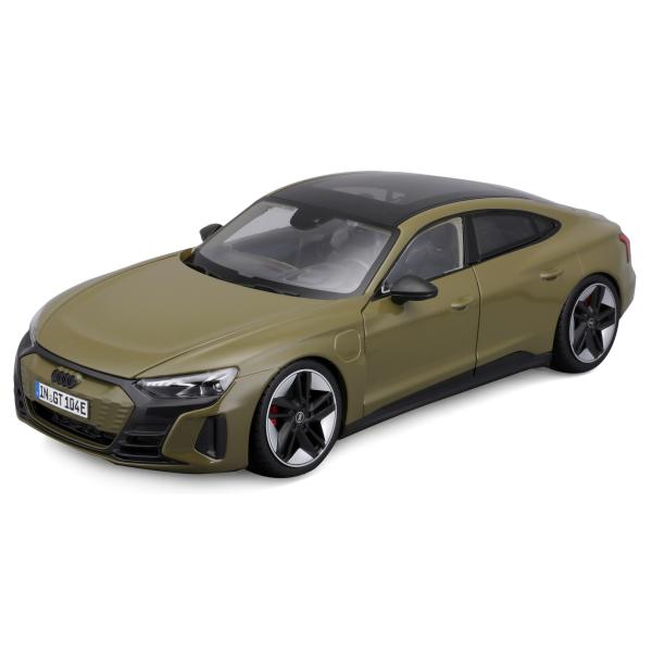 Bburago 1:18 Plus - 2022 Audi RS e-tron GT - Taktická zelená