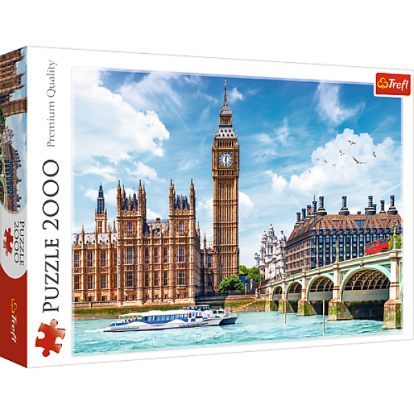 Trefl Puzzle 2000 - Big Ben, Londýn, Anglie