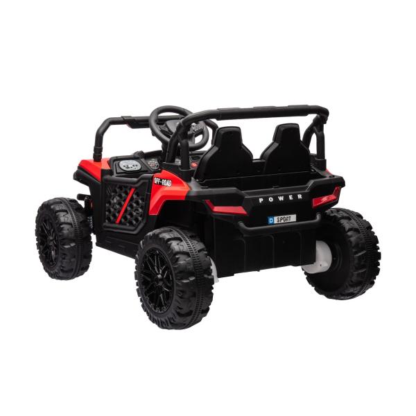 Elektrické autíčko UTV Small 12V, červené, Pohon zadních kol, 12V baterie (obrázek 6)