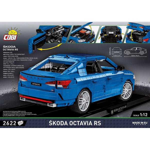 Cobi Škoda Octavia IV RS, 1:12, 2520 k, EXECUTIVE EDITION