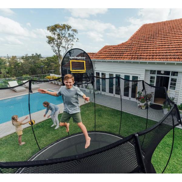 Springfree Trampoline® Medium Round (R79) Trampolína s ochrannou sítí, 300 × 300 cm (obrázek 6)