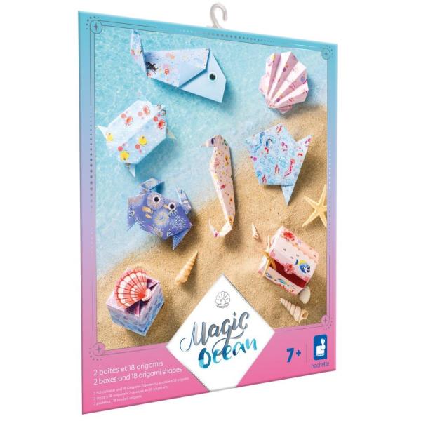 Janod Atelier Sada Mini Origami papírové skládačky Magický oceán