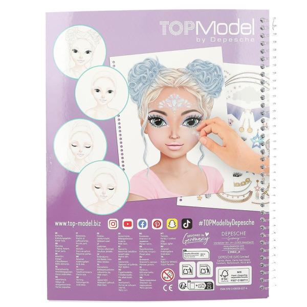 Top Model Kreativní sešit na vytváření make-upu (obrázek 4)