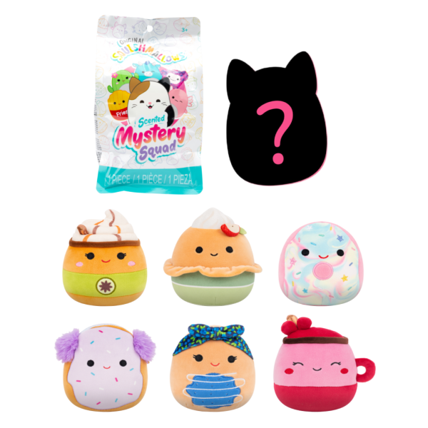 SQUISHMALLOWS Misterioso peluche perfumado, 20 cm - merienda