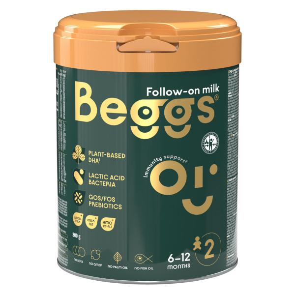 Beggs 2 následné mléko (800 g)