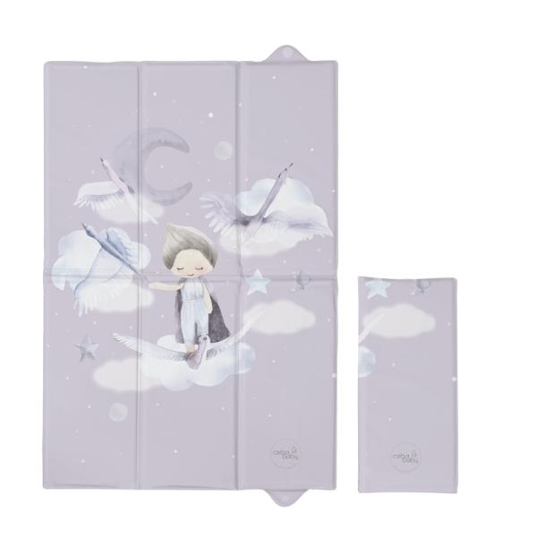 CEBA BABY Podložka přebalovací cestovní (60x40) Basic Wild Swans