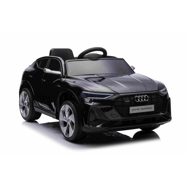 Elektrické autíčko Audi E-tron Sportback 12V, černé, široké jednomístné sedadlo (obrázek 7)