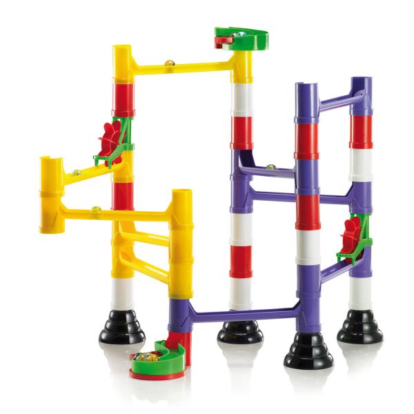 Quercetti Migoga Marble Run – kuličková dráha – startovní set – 45 ks