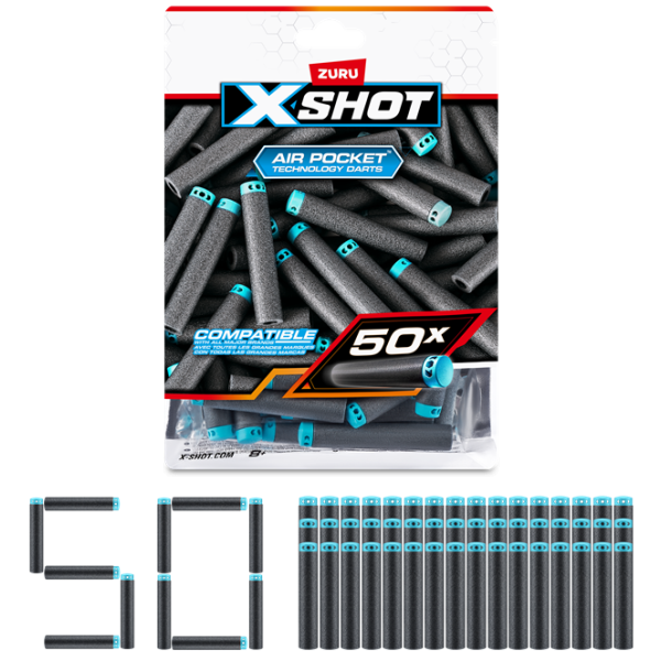 ZURU X-SHOT 50 náhradních šipek