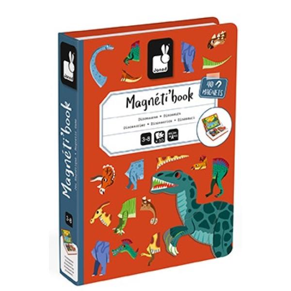 Janod Magnetibook Dinosauři Magnetická kniha pro děti (obrázek 3)