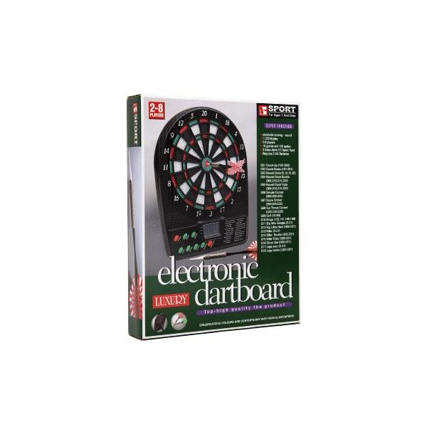 Elektronický terč digitální 20x26cm + 3 šipky plast na baterie se zvukem (obrázek 3)