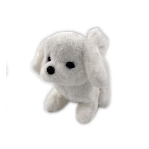 Pejsek na baterie, bílý