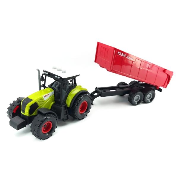Traktor s vlečkou a efekty 36 cm