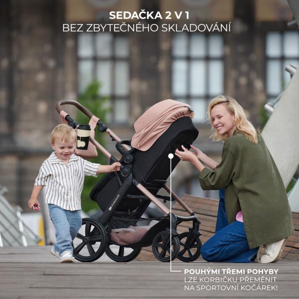 KINDERKRAFT Kočík kombinovaný Moov 2 Air 3v1 Moonlight Grey (obrázek 4)