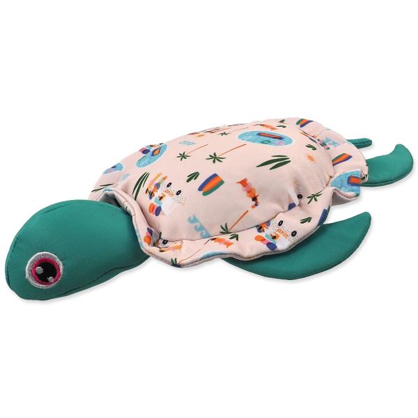 Hračka Dog Fantasy Water Float korytnačka pískacia a plávajúca zelená 25,5cm (obrázek 3)