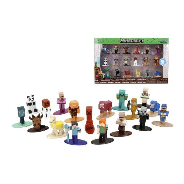 Minecraft Kovové sběratelské nanofigurky 18 ks, Wave 13