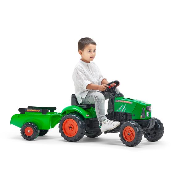 Falk Šlapací traktor 2031AB SuperCharger s vlečkou a otevírací kapotou (obrázek 4)