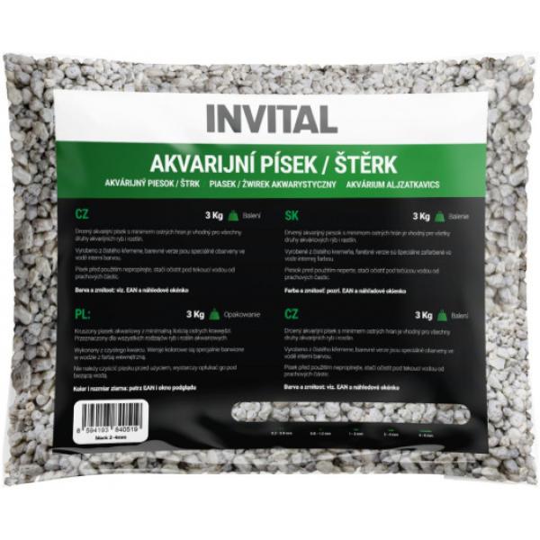 Akvarijní písek bílý 2-4 mm 25kg