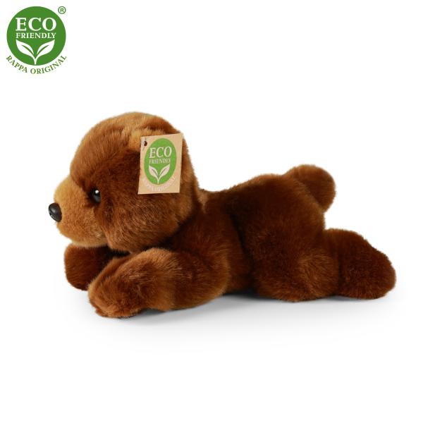 Plyšový medvěd hnědý ležící 20 cm ECO-FRIENDLY (obrázek 3)