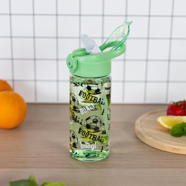 BAAGL Tritanová láhev na nápoje s brčkem Fotbal, 500 ml (obrázek 6)