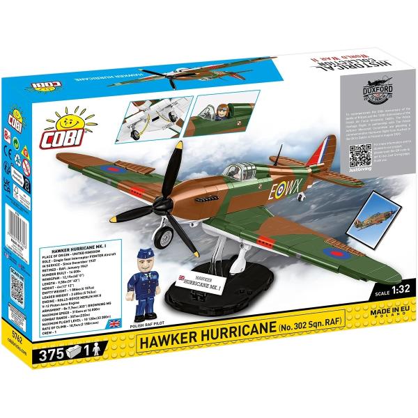 Cobi II WW Hawker Hurricane No 302 Sqn. RAF, 1:32, 373 k, 1 f