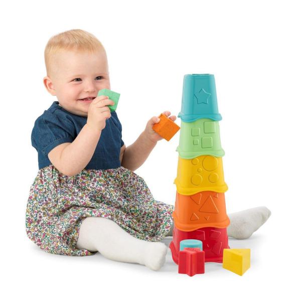 CHICCO Pohárky stohovací barevné Eco+ 6m+ (obrázek 3)