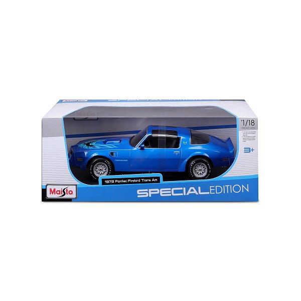 Maisto - 1978 Pontiac Firebird Trans AM, kovový modrý, 1:18 (obrázek 4)