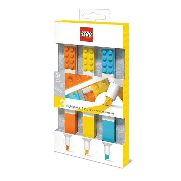 LEGO® Zvýrazňovače, mix barev - 3 ks