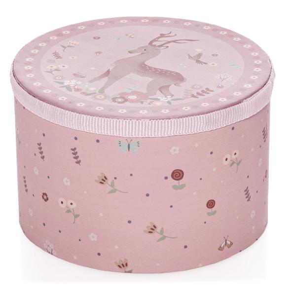 Drevený detský bubienok, Pink