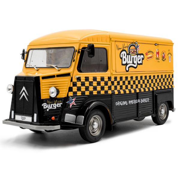 1:18 CITROËN TYPE HY NYC BURGER YELLOW 1969 - SOLIDO