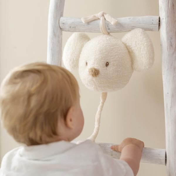 NATTOU Hračka hudební Teddy myška 16 cm