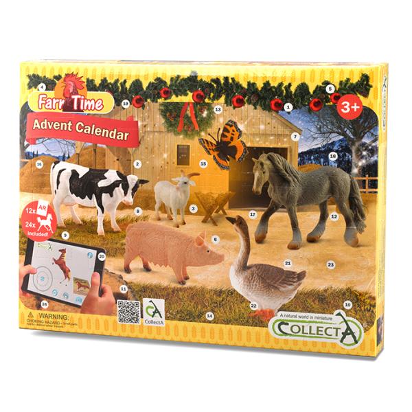 Adventný kalendár-farma a kone