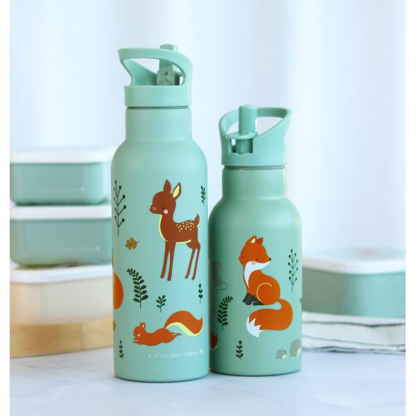 A Little Lovely Company - nerezová láhev na pití, 500 ml - kamarádi z lesa (obrázek 7)