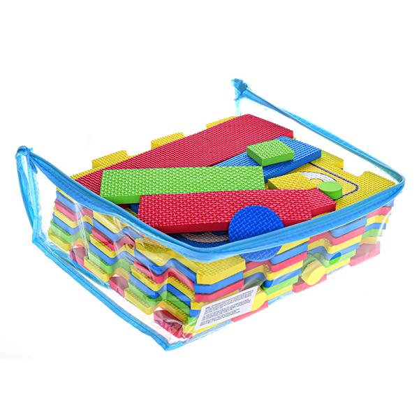 Puzzle podložka pěnová s designem společenských her v tašce se zipem