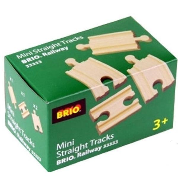 Brio Mini kolejnice rovné, spojky, 54 mm, 4 ks