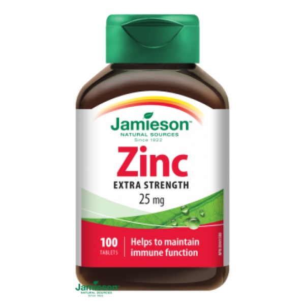 Jamieson Zinek 25mg 100 tablet