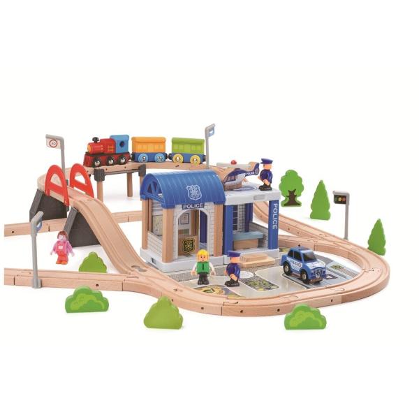 2Kids Toys Vláčkodráha Město a Vesnice 200 dílů (obrázek 3)