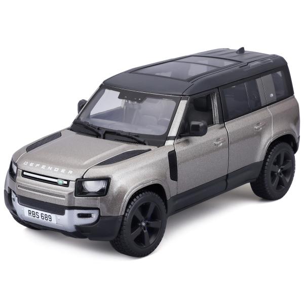 Bburago 1:24 Plus Land Rover Defender 110 Silver