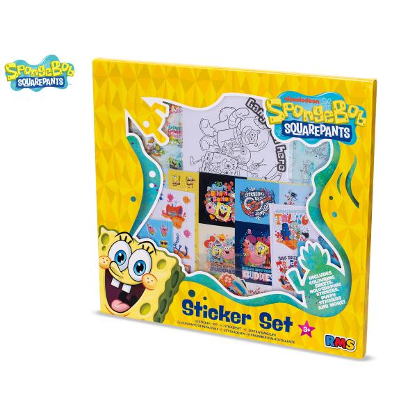 Sada nálepiek, 500 ks | Spongebob