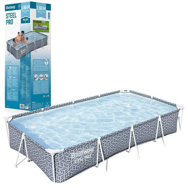 Bestway 561FT Bazén s konštrukciou Steel Pro™ 366 x 201 x 66 cm, bez filtrácie