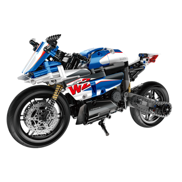 iM.Master Stavebnice Cestní motorka modrá 542 ks