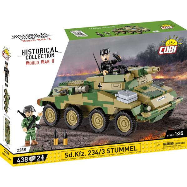 Cobi II WW Sd. Kfz 234/3 Stummel, 1:35, 438 k, 2 f