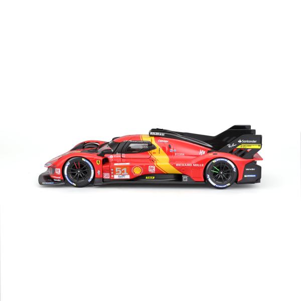 Bburago 1:24 Ferrari Racing Model KIT - Stavebnice 499P LMH 2023 - 24h Le Mans Champion (obrázek 11)