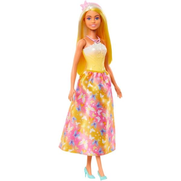 Mattel Barbie Rozprávková princezná - žltá